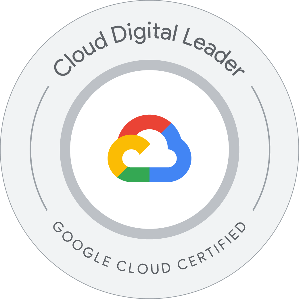 Cloud Digital Leader certification badge