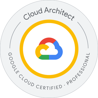 Professional Cloud Architect certification badge
